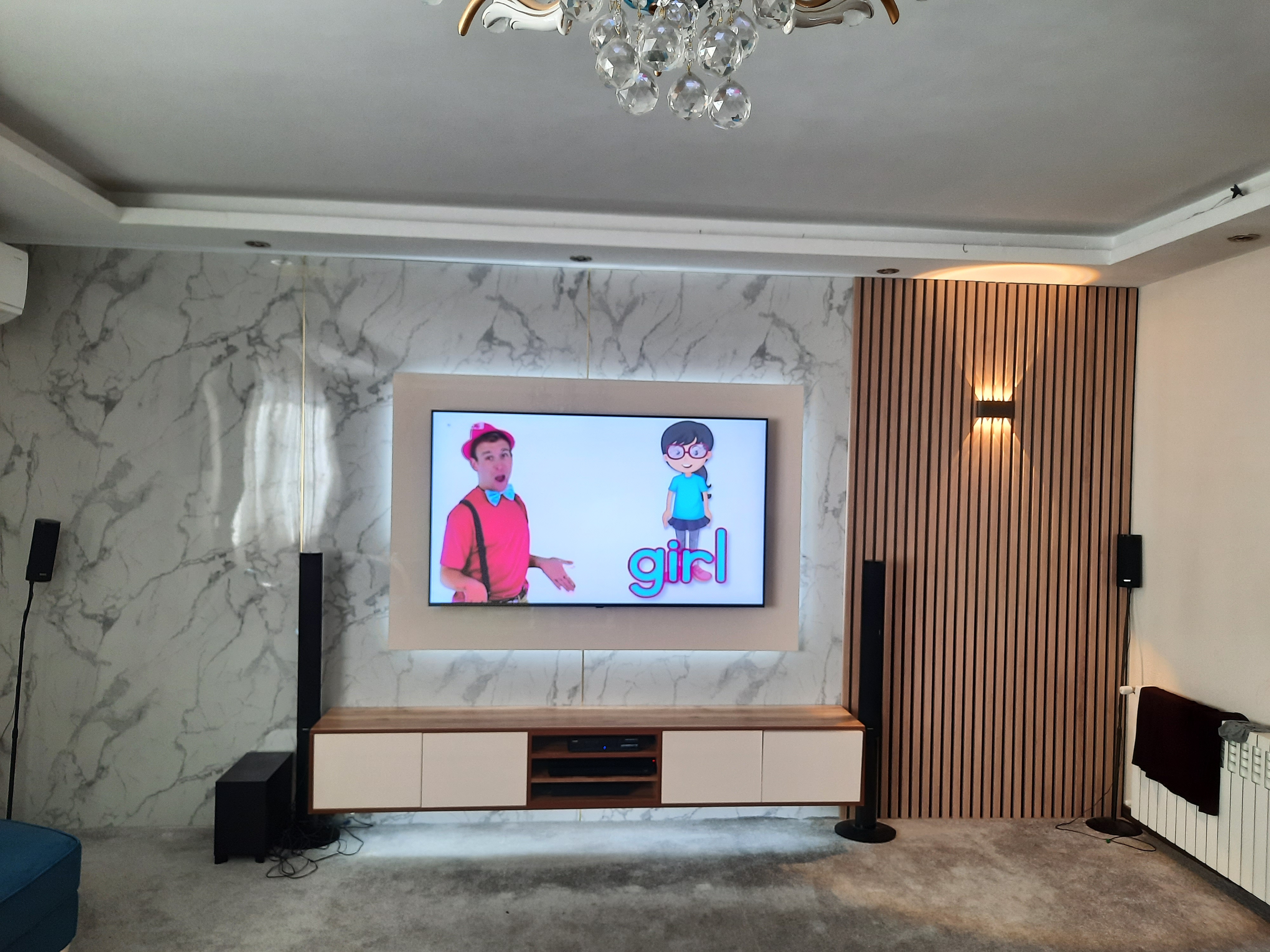 میزتلویزیون دیواری یا TVwall دیان مدلDtv521 ضدخش