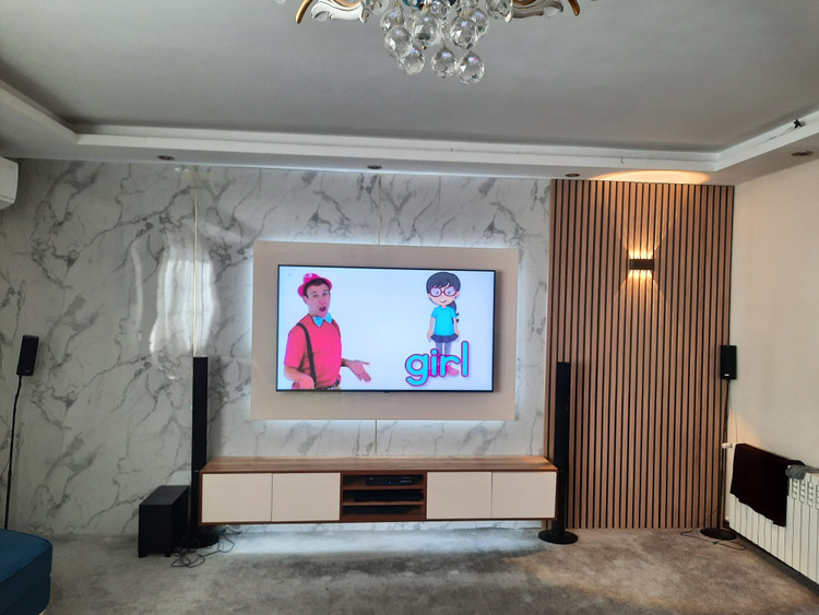 میزتلویزیون دیواری یا TVwall دیان مدلDtv521 ضدخش